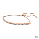 Delicate Adjustable Lab Grown Diamond Bracelet 0.80 CTW