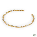 Diamond Link Bracelet in 14K & 18K Gold