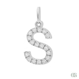 Lab Grown Diamond Letter Pendant - S