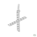 Lab Grown Diamond Letter Pendant - X