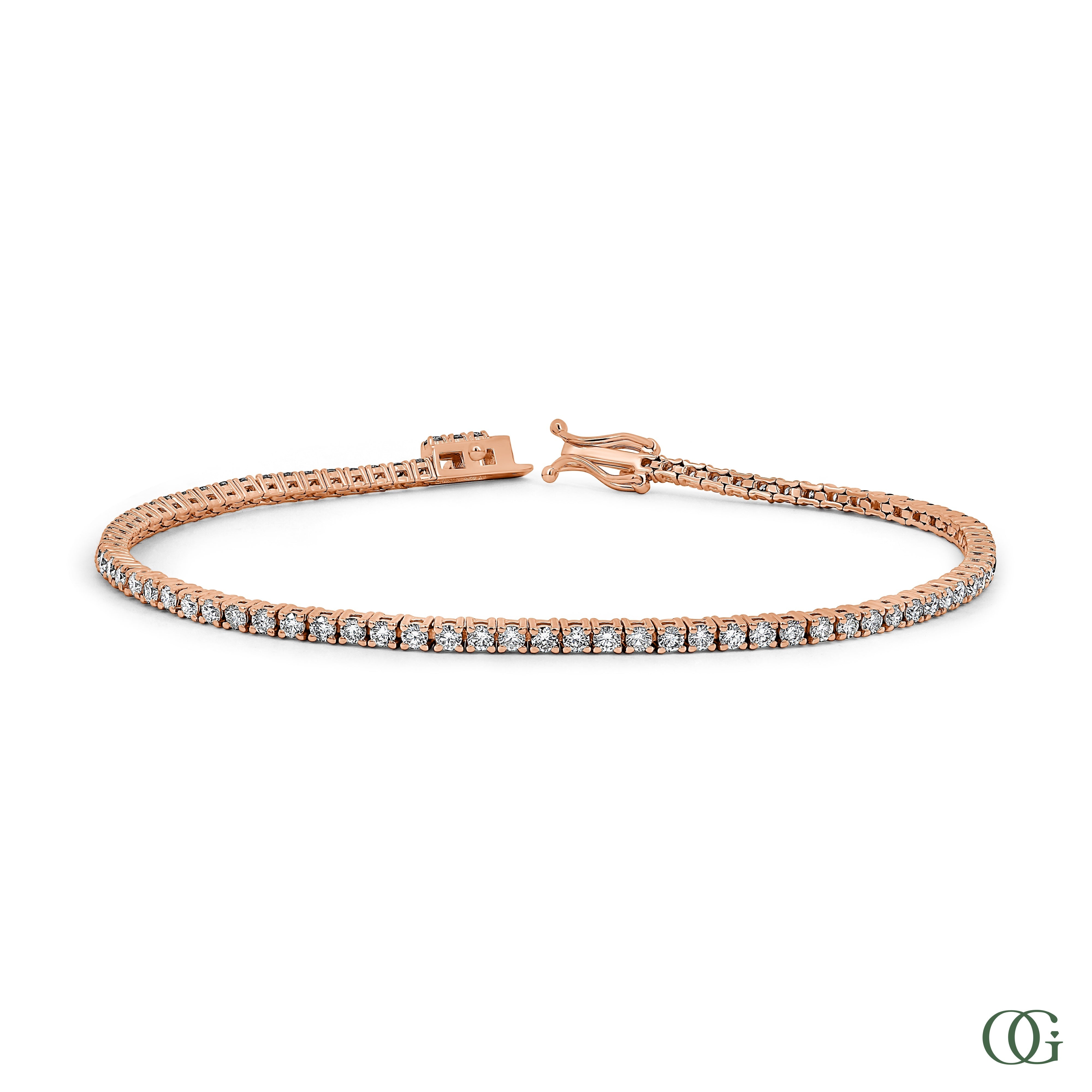 Four Prong Lab Grown Diamond Tennis Bracelet (3 CTW)