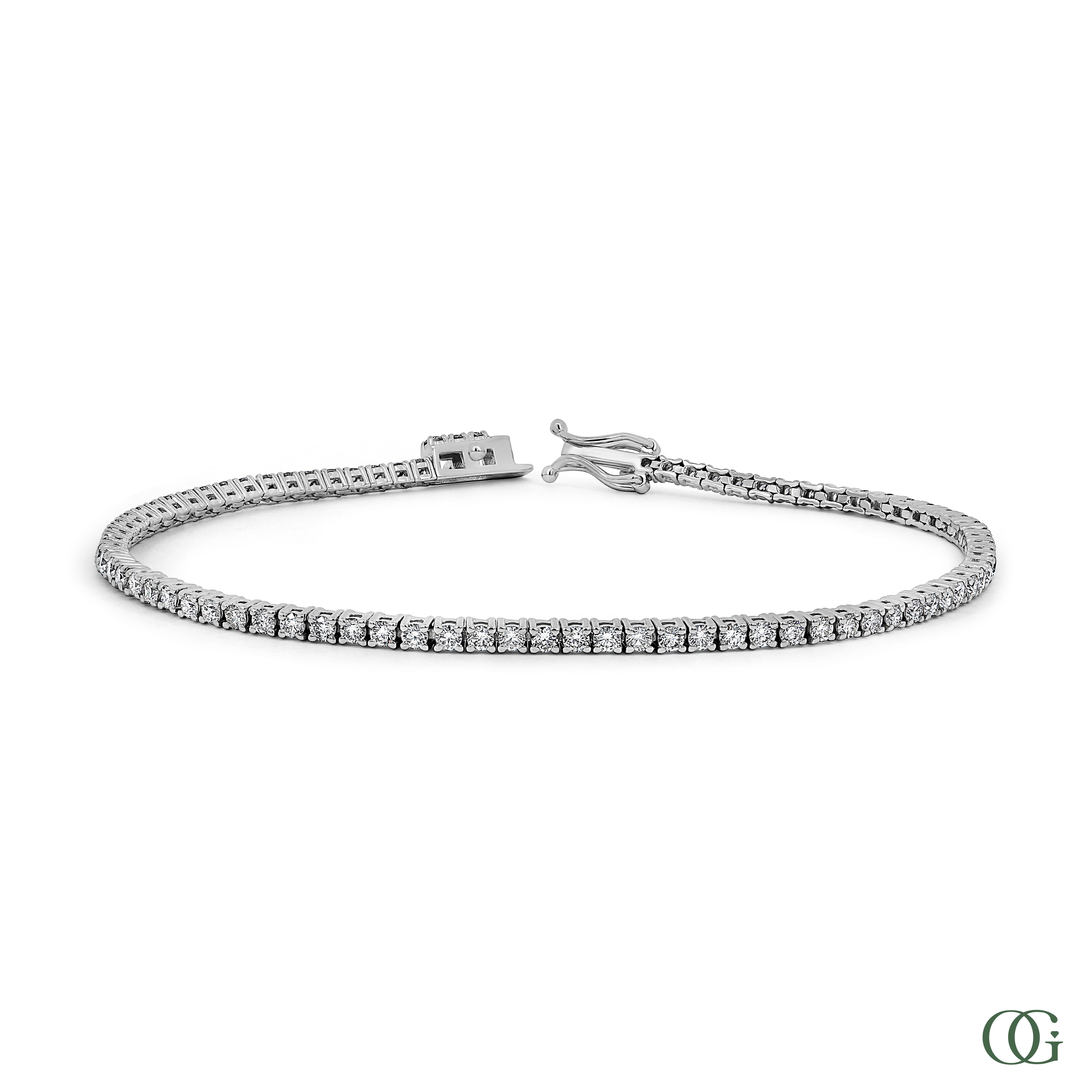 Four Prong Lab Grown Diamond Tennis Bracelet (3 CTW)