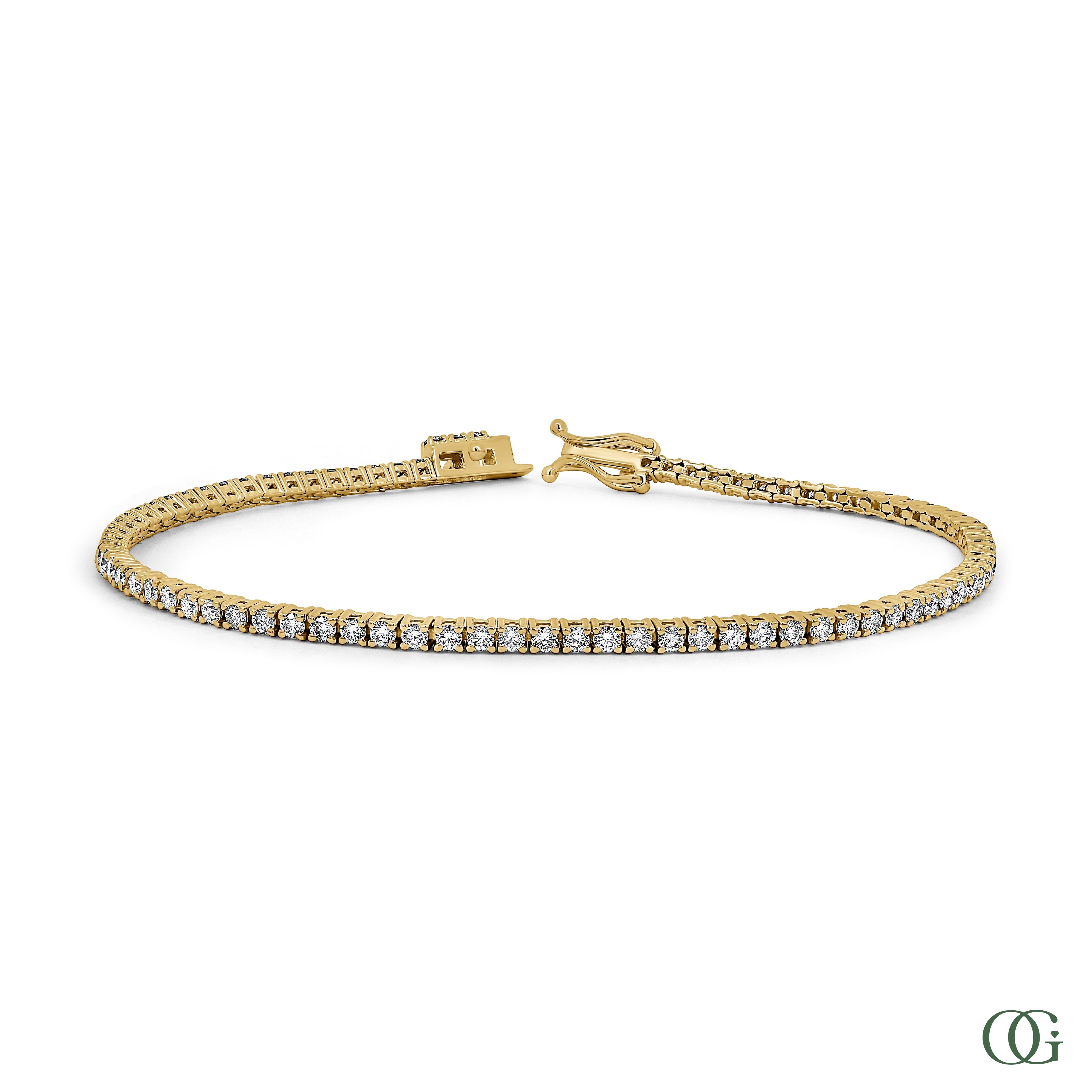 Four Prong Lab Grown Diamond Tennis Bracelet (3 CTW)